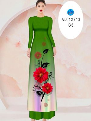Vải Áo Dài Hoa In 3D Độc Đáo AD 12913 33 1693799348 207 Vai Ao Dai Hoa In 3D Doc Dao AD 12913