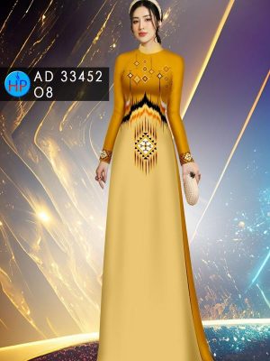 1694397295 48 Vai Ao Dai Sang Trong Hinh Hoa Van Doc Dao