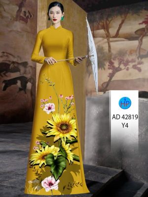 1694483053 382 Vai Ao Dai Hoa Huong Duong Thiet Ke 2023 AD