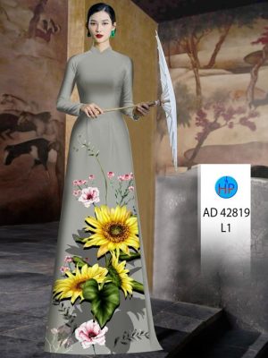 1694483055 283 Vai Ao Dai Hoa Huong Duong Thiet Ke 2023 AD