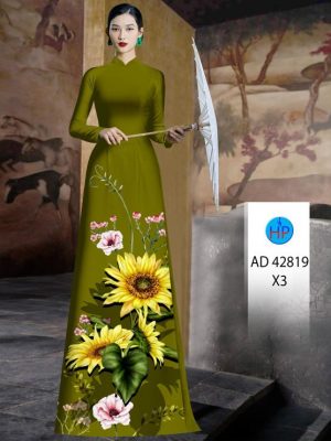 1694483058 328 Vai Ao Dai Hoa Huong Duong Thiet Ke 2023 AD