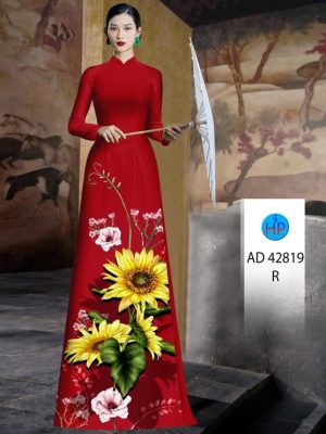 1694483060 782 Vai Ao Dai Hoa Huong Duong Thiet Ke 2023 AD