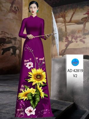 1694483061 263 Vai Ao Dai Hoa Huong Duong Thiet Ke 2023 AD
