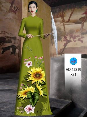 1694483062 908 Vai Ao Dai Hoa Huong Duong Thiet Ke 2023 AD