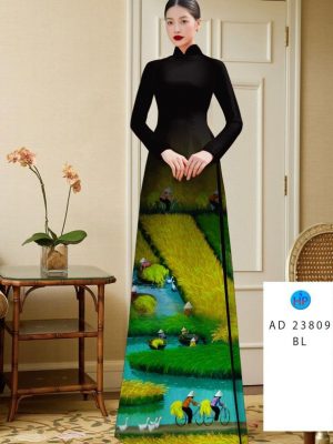 Vải Áo Dài Phong Cảnh Làng Quê Mới Ra AD 23809 25 1694573289 329 Vai Ao Dai Phong Canh Lang Que Moi Ra AD