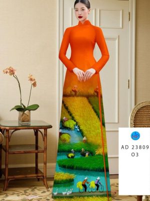 Vải Áo Dài Phong Cảnh Làng Quê Mới Ra AD 23809 26 1694573290 1 Vai Ao Dai Phong Canh Lang Que Moi Ra AD