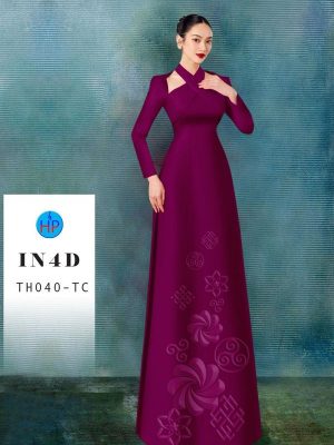 1694573814 492 Vai Ao Dai Hoa Van Chim In 4D Doc Dao