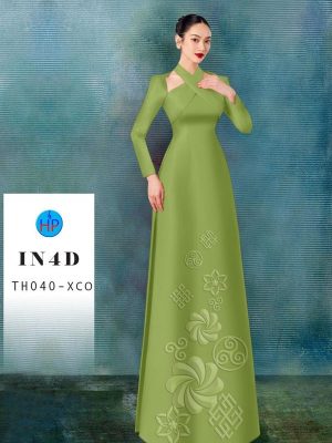 1694573816 555 Vai Ao Dai Hoa Van Chim In 4D Doc Dao