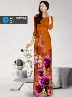 Vải Áo Dài Hoa Hồng Độc Đáo AD 33234 23 1694680634 50 Vai Ao Dai Hoa Hong Doc Dao AD 33234