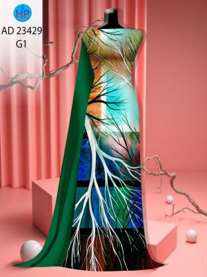 Vải Áo Dài Hình Cành Cây Mới Ra AD 23429 34 1694742934 252 Vai Ao Dai Hinh Canh Cay Moi Ra AD 23429