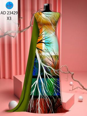 Vải Áo Dài Hình Cành Cây Mới Ra AD 23429 35 1694742934 842 Vai Ao Dai Hinh Canh Cay Moi Ra AD 23429