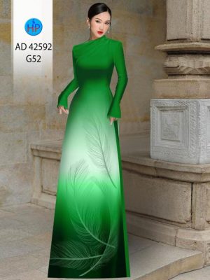 Vải Áo Dài In Hình Lông Chim Thiết Kế 2023 AD 42592 25 1694743416 35 Vai Ao Dai In Hinh Long Chim Thiet Ke 2023