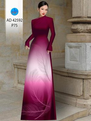 Vải Áo Dài In Hình Lông Chim Thiết Kế 2023 AD 42592 28 1694743417 945 Vai Ao Dai In Hinh Long Chim Thiet Ke 2023