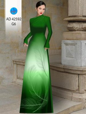 Vải Áo Dài In Hình Lông Chim Thiết Kế 2023 AD 42592 35 1694743421 858 Vai Ao Dai In Hinh Long Chim Thiet Ke 2023