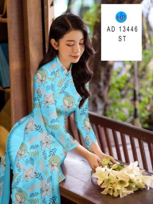 Vải Áo Dài Hoa Đều Mới Ra AD 13446 22 1695024594 612 Vai Ao Dai Hoa Deu Moi Ra AD 13446