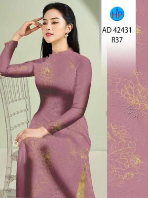 Vải Áo Dài Hoa Sen Độc Đáo AD 42431 25 1695180271 870 Vai Ao Dai Hoa Sen Doc Dao AD 42431
