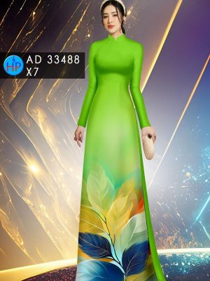 Vải Áo Dài In Hình Lá Vừa Ra AD 33488 22 1695262751 697 Vai Ao Dai In Hinh La Vua Ra AD 33488