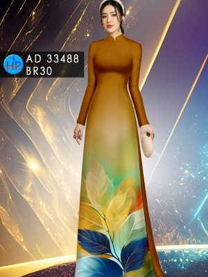 Vải Áo Dài In Hình Lá Vừa Ra AD 33488 23 1695262752 517 Vai Ao Dai In Hinh La Vua Ra AD 33488