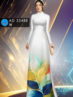 Vải Áo Dài In Hình Lá Vừa Ra AD 33488 36 1695262765 589 Vai Ao Dai In Hinh La Vua Ra AD 33488