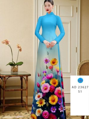 Vải Áo Dài Hoa Cúc Thiết Kế 2023 AD 23627 19 Vai Ao Dai Hoa Cuc Thiet Ke 2023 AD 23627