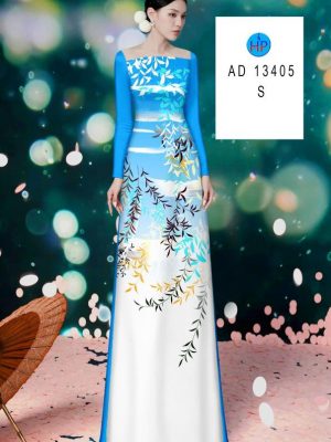 Vải Áo Dài Hoa In 3D Độc Đáo AD 13405 19 Vai Ao Dai Hoa In 3D Doc Dao AD 13405