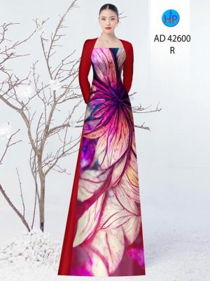 Vải Áo Dài Hoa In 3D Kiểu Mới AD 42600 19 Vai Ao Dai Hoa In 3D Kieu Moi AD 42600