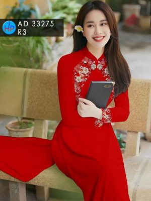 Vải Áo Dài Hoa In 3D Mới Ra AD 33275 19 Vai Ao Dai Hoa In 3D Moi Ra AD 33275