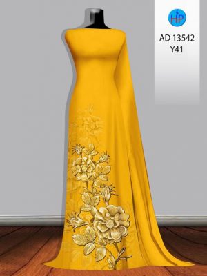 Vải Áo Dài Hoa In 3D Vừa Ra AD 13542 19 Vai Ao Dai Hoa In 3D Vua Ra AD 13542