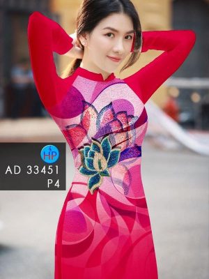 Vải Áo Dài Hoa Sen Mới Ra AD 33451 19 Vai Ao Dai Hoa Sen Moi Ra AD 33451