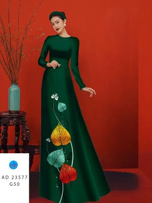 Vải Áo Dài In Hình Lá Độc Đáo AD 23557 21 1696831365 338 Vai Ao Dai In Hinh La Doc Dao AD 23557