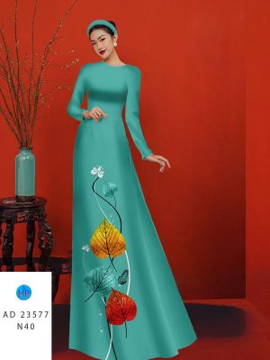 Vải Áo Dài In Hình Lá Độc Đáo AD 23557 23 1696831367 295 Vai Ao Dai In Hinh La Doc Dao AD 23557