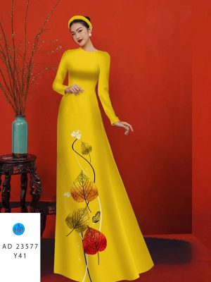Vải Áo Dài In Hình Lá Độc Đáo AD 23557 30 1696831372 485 Vai Ao Dai In Hinh La Doc Dao AD 23557