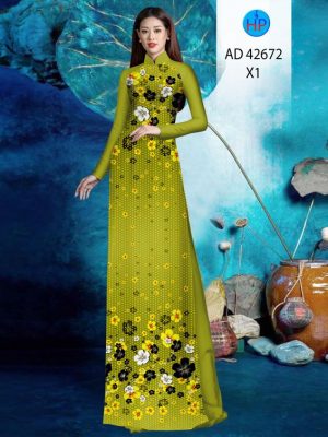 1696901334 728 Vai Ao Dai Hoa Mai Mac Tet Thiet Ke 2023