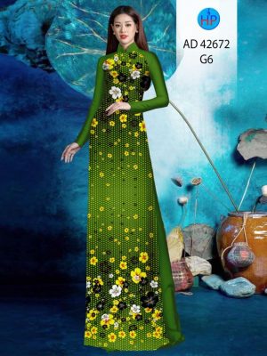 1696901337 135 Vai Ao Dai Hoa Mai Mac Tet Thiet Ke 2023