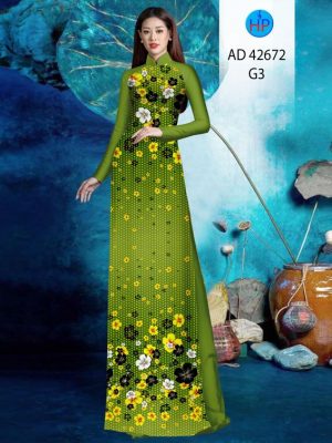 1696901339 719 Vai Ao Dai Hoa Mai Mac Tet Thiet Ke 2023