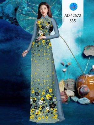 1696901340 466 Vai Ao Dai Hoa Mai Mac Tet Thiet Ke 2023