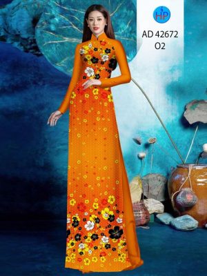 1696901341 165 Vai Ao Dai Hoa Mai Mac Tet Thiet Ke 2023