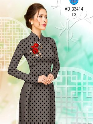 Vải Áo Dài Hoa Hồng Và Chấm Bi Độc Đáo AD 33414 27 1696903426 531 Vai Ao Dai Hoa Hong Va Cham Bi Doc Dao