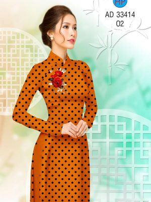 Vải Áo Dài Hoa Hồng Và Chấm Bi Độc Đáo AD 33414 28 1696903426 900 Vai Ao Dai Hoa Hong Va Cham Bi Doc Dao