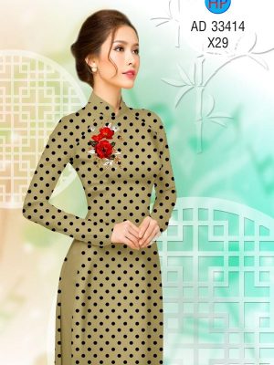 Vải Áo Dài Hoa Hồng Và Chấm Bi Độc Đáo AD 33414 34 1696903429 505 Vai Ao Dai Hoa Hong Va Cham Bi Doc Dao