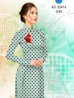 Vải Áo Dài Hoa Hồng Và Chấm Bi Độc Đáo AD 33414 36 1696903430 640 Vai Ao Dai Hoa Hong Va Cham Bi Doc Dao