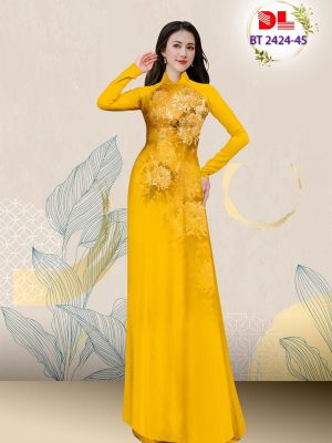 Vải Áo Dài Hoa Cúc Sang Trọng Thiết Kế 2023 AD BT2424 36 1697076547 172 Vai Ao Dai Hoa Cuc Sang Trong Thiet Ke 2023