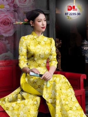 Vải Áo Dài Hoa Hồng Đều Kiểu Mới AD BT2235 27 1697076933 686 Vai Ao Dai Hoa Hong Deu Kieu Moi AD BT2235