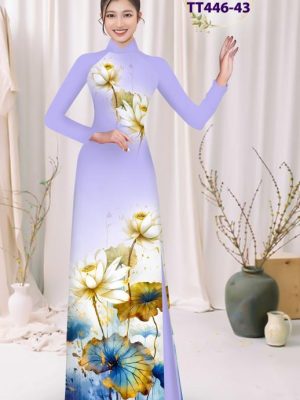 1697164056 834 Vai Ao Dai Hoa Sen Cao Cap Doc Dao AD