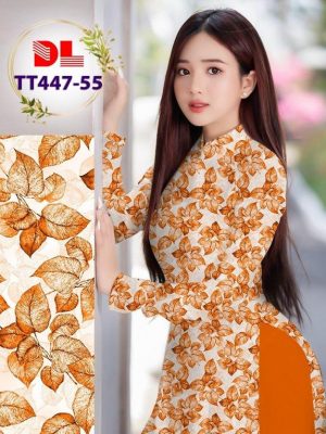 Vải Áo Dài Hình Lá Đều Thiết Kế 2023 AD TT447 13 1697167279 328 Vai Ao Dai Hinh La Deu Thiet Ke 2023 AD