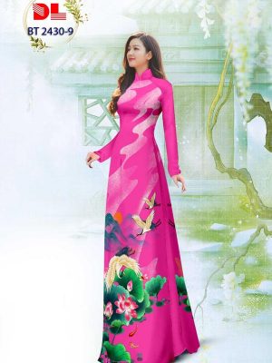Vải Áo Dài Hoa Sen Và Chim Hạc Vừa Ra AD BT2430 21 1698375758 214 Vai Ao Dai Hoa Sen Va Chim Hac Vua Ra