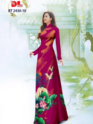 Vải Áo Dài Hoa Sen Và Chim Hạc Vừa Ra AD BT2430 22 1698375758 839 Vai Ao Dai Hoa Sen Va Chim Hac Vua Ra