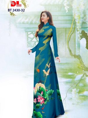 Vải Áo Dài Hoa Sen Và Chim Hạc Vừa Ra AD BT2430 29 1698375762 632 Vai Ao Dai Hoa Sen Va Chim Hac Vua Ra