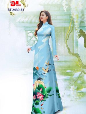 Vải Áo Dài Hoa Sen Và Chim Hạc Vừa Ra AD BT2430 31 1698375763 907 Vai Ao Dai Hoa Sen Va Chim Hac Vua Ra