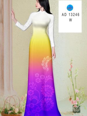 Vai Ao Dai Chuyen Sac In Hoa Moi Ra AD
